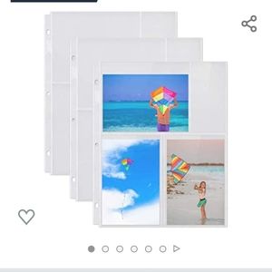 100 poly sleeves for photos
